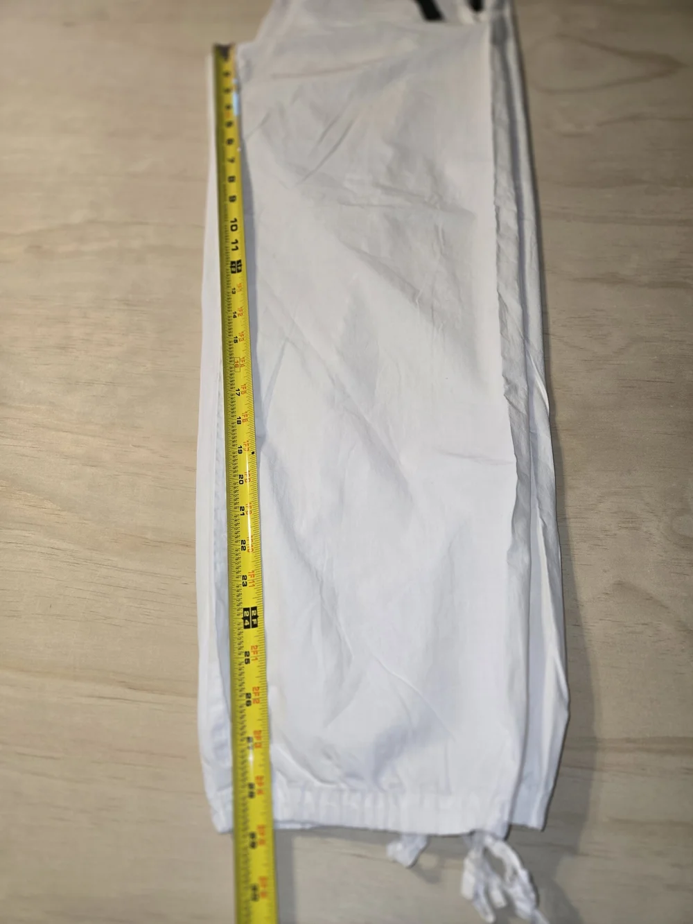 Polo Jeans Co Ralph Lauren White Utility Gorpcore Paratrooper Pants Size Large